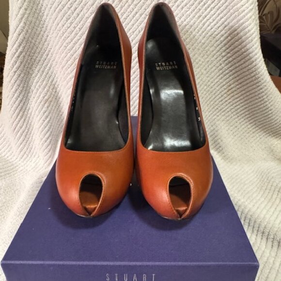 Stuart Weitzman Brown Pumps - Picture 1 of 8